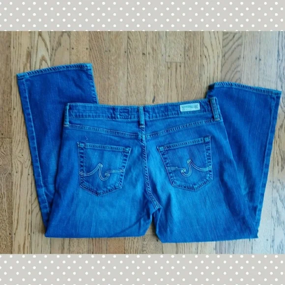 ag "ex boyfriend" boyfriend cropped jeans sz 31 - Picture 4 of 7